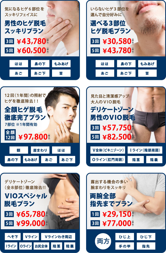 当クリニックのおすすめ脱毛プラン
